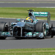 Lewis blows a tire at high-load Silverstone 2013. Photo Credit: Getty Images